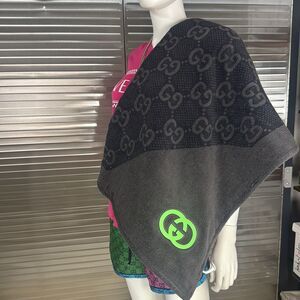 Gucci Gg Jumbo Jacquard Cotton Beach Towel Blanket